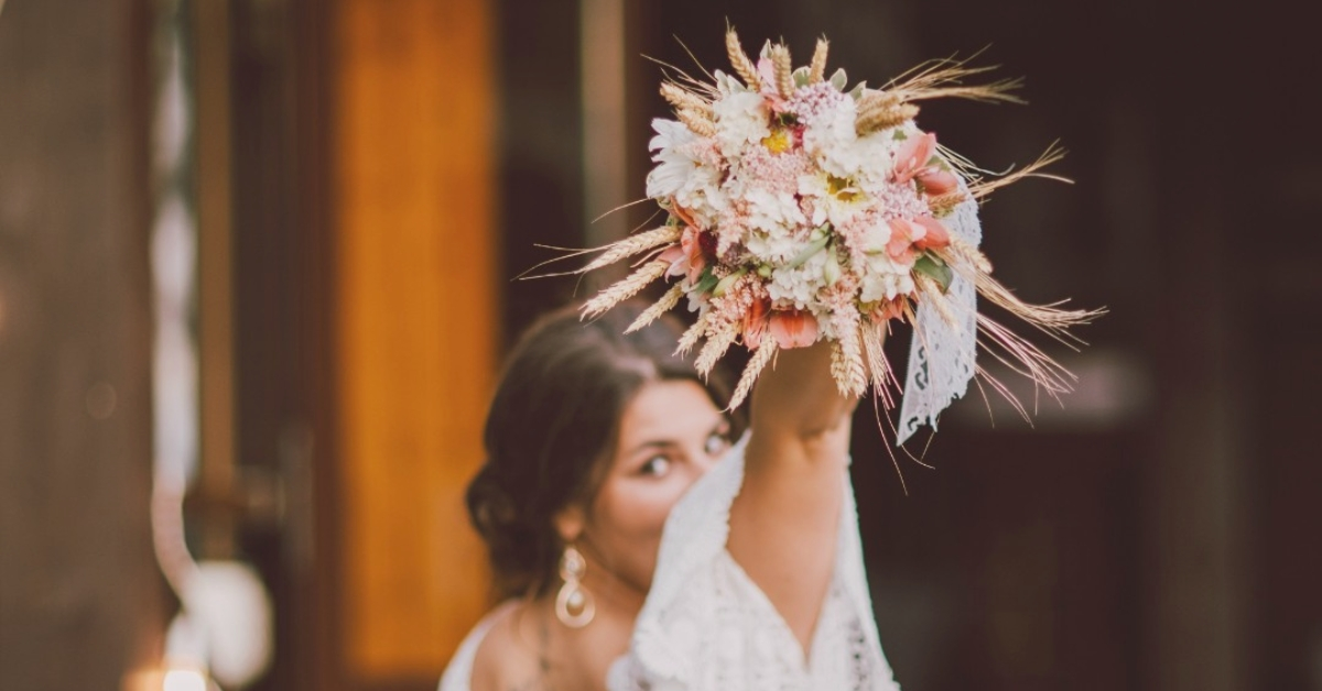 Alternatives lancer de bouquet de mariée